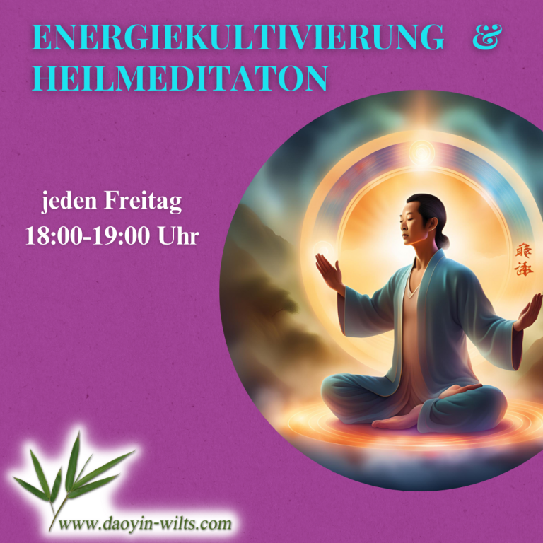 Energiearbeit und Heilmeditation, jeden Freitag von 18:00 bis 19:00 Uhr.